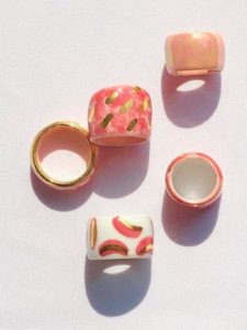 studio elave / porcelánové prstene