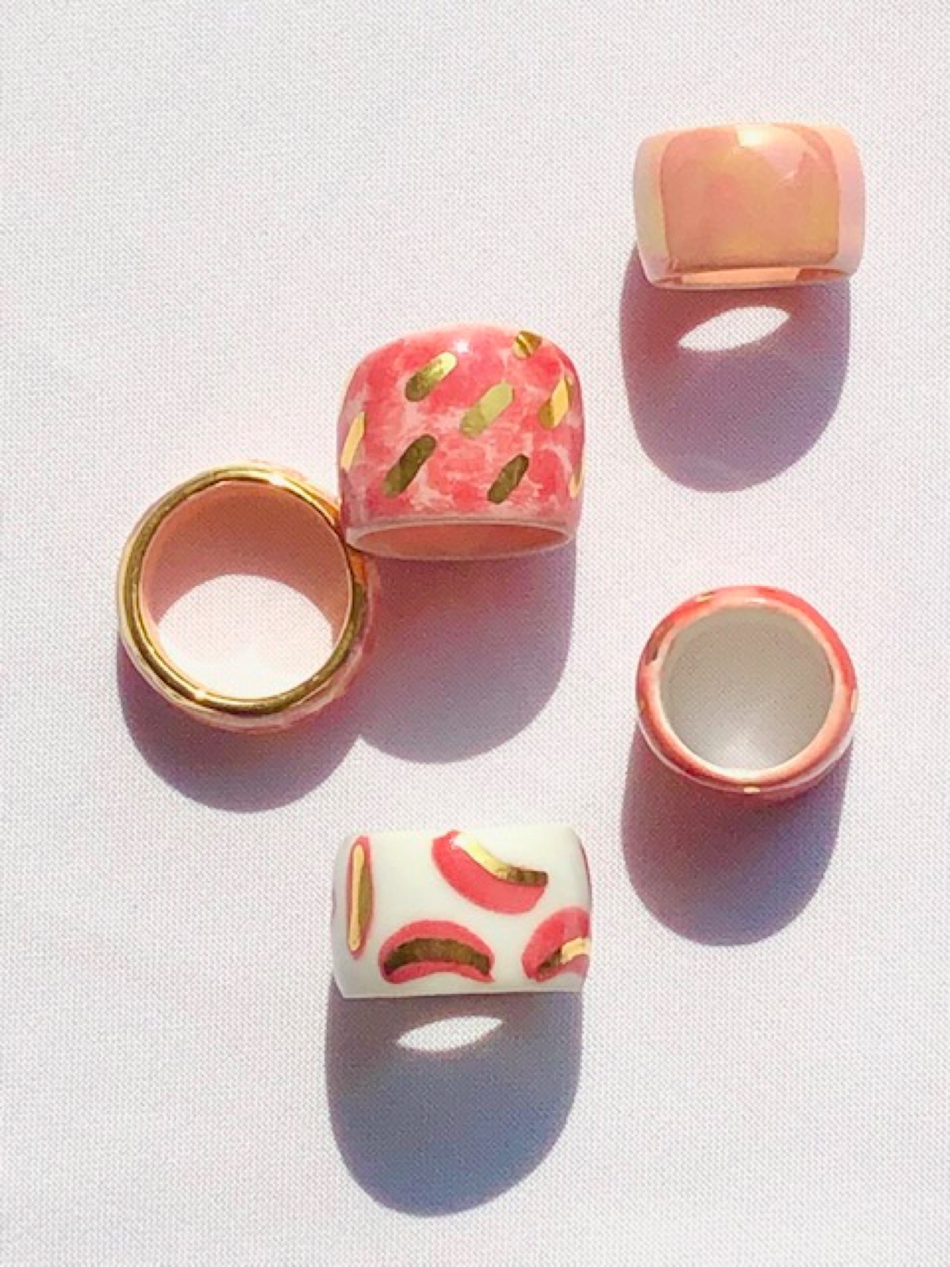 studio elave / porcelánové prstene